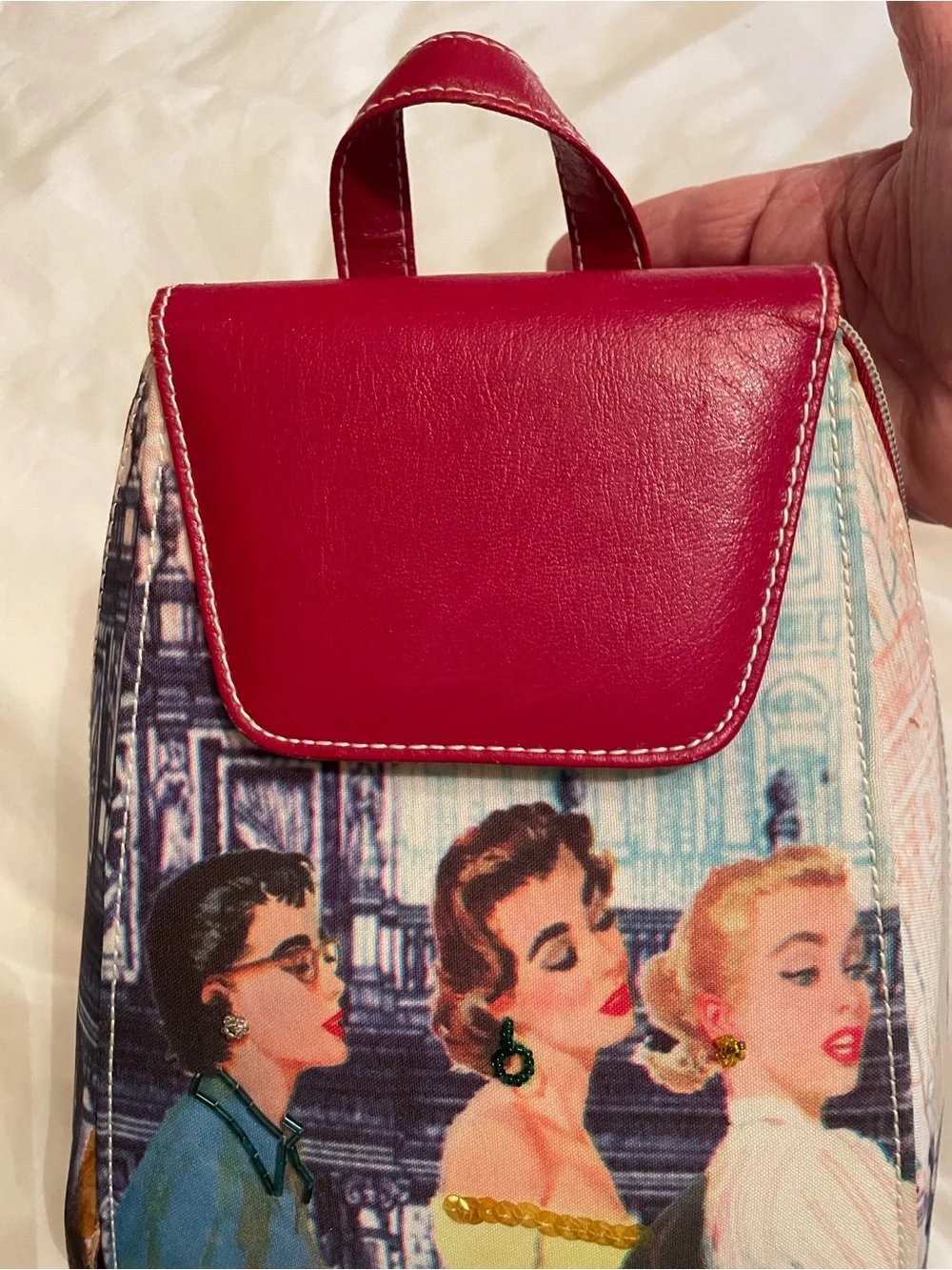 “vintage” whimsical back pack 1940’s